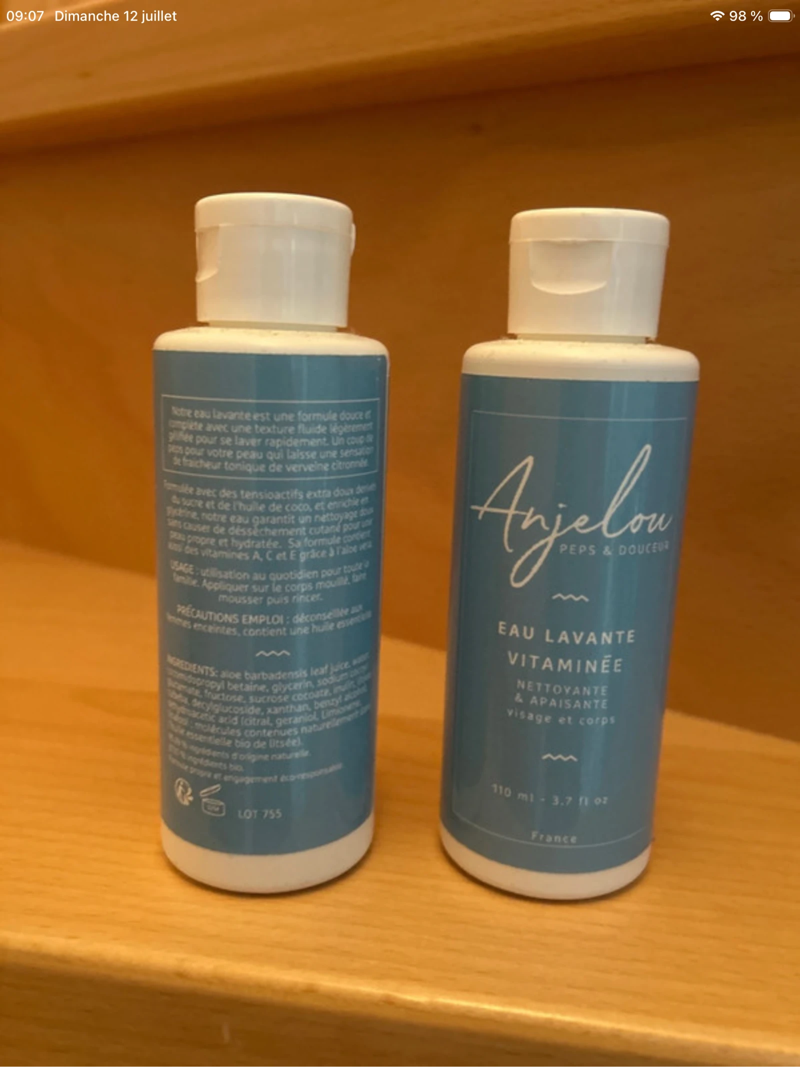2 Água de Limpeza Vitaminada Limpadora e Calmante ANJELOU💕💕 – photo 5